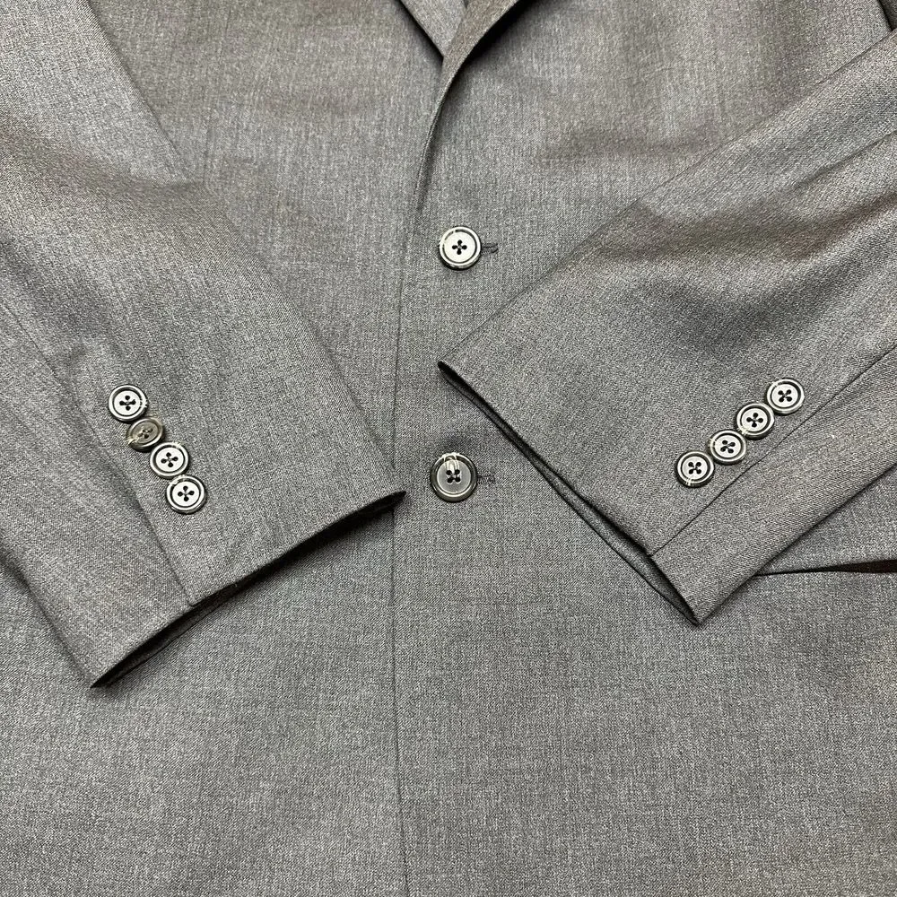 Vtg RALPH LAUREN Blue Suit Jacket Blazer Sport Coat Wool Men's 42L Old Money‎